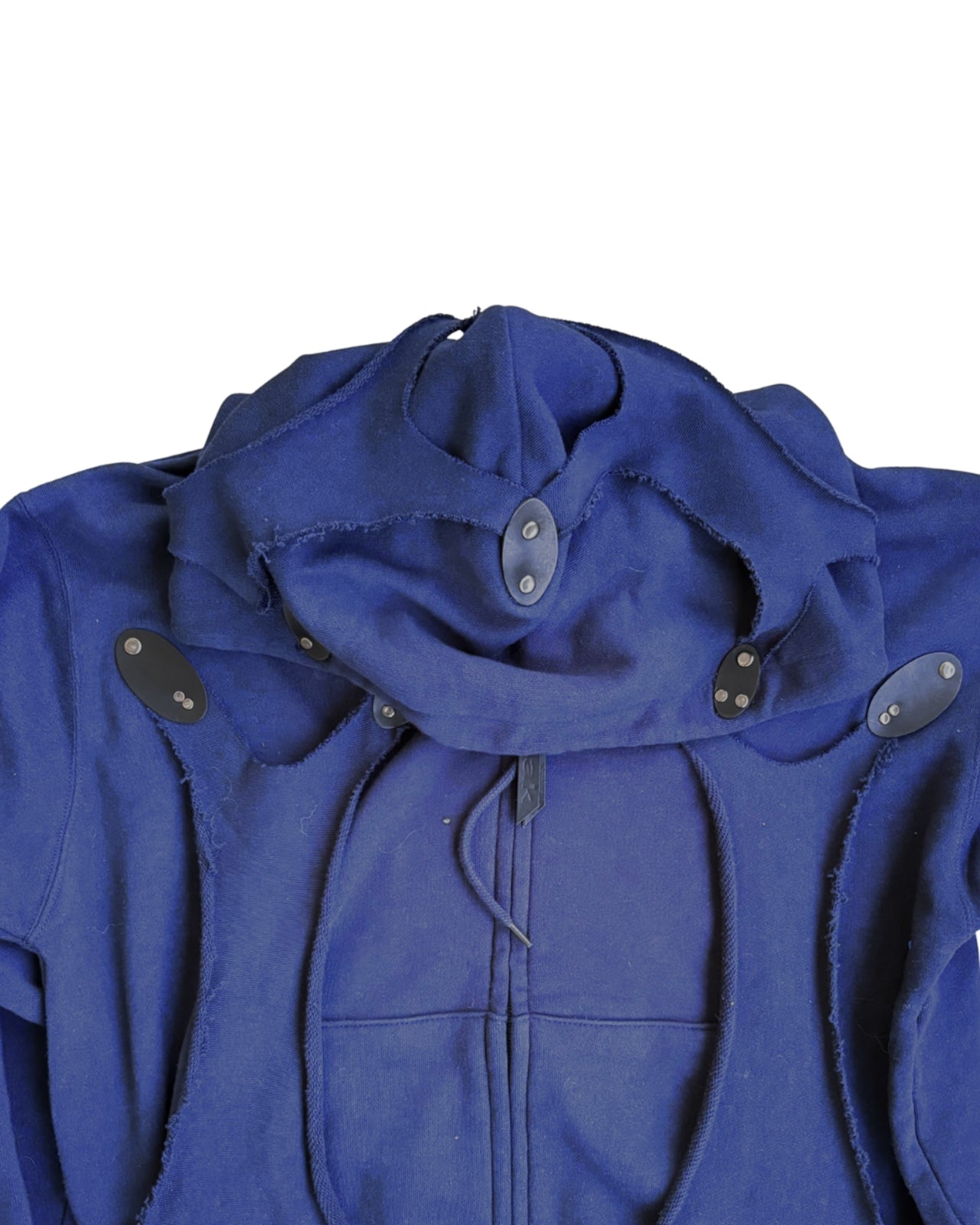 Cell division navy zip up hoodie