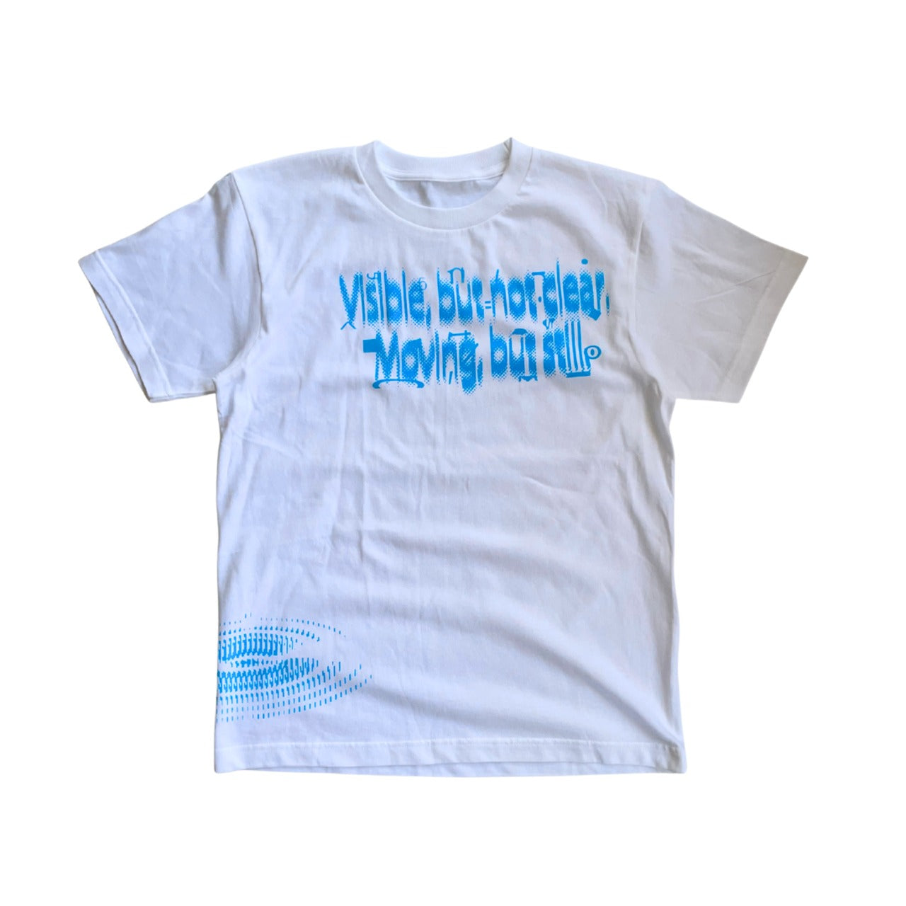 Moving T-shirt WHITE×BLUE