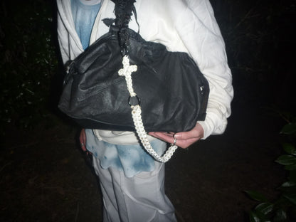 Sooak cross wallet chain WHITE