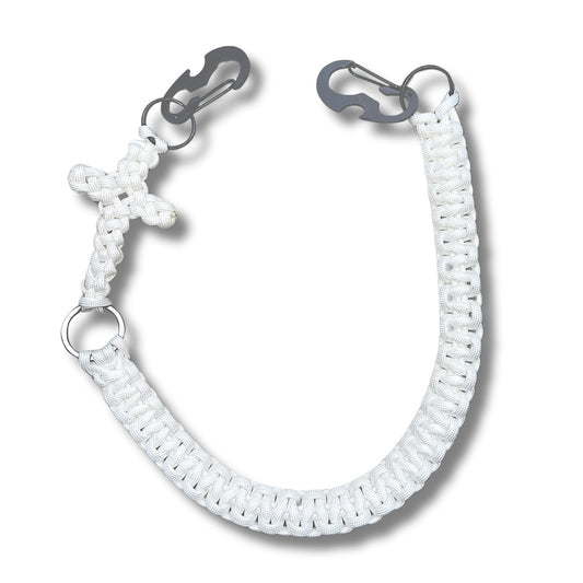 Sooak cross wallet chain WHITE
