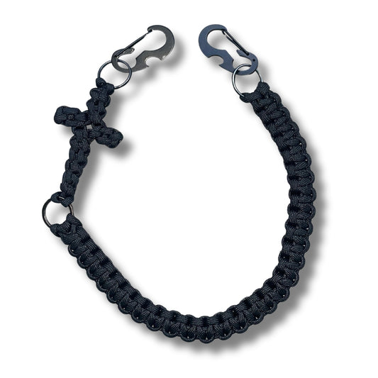 Sooak cross wallet chain BLACK