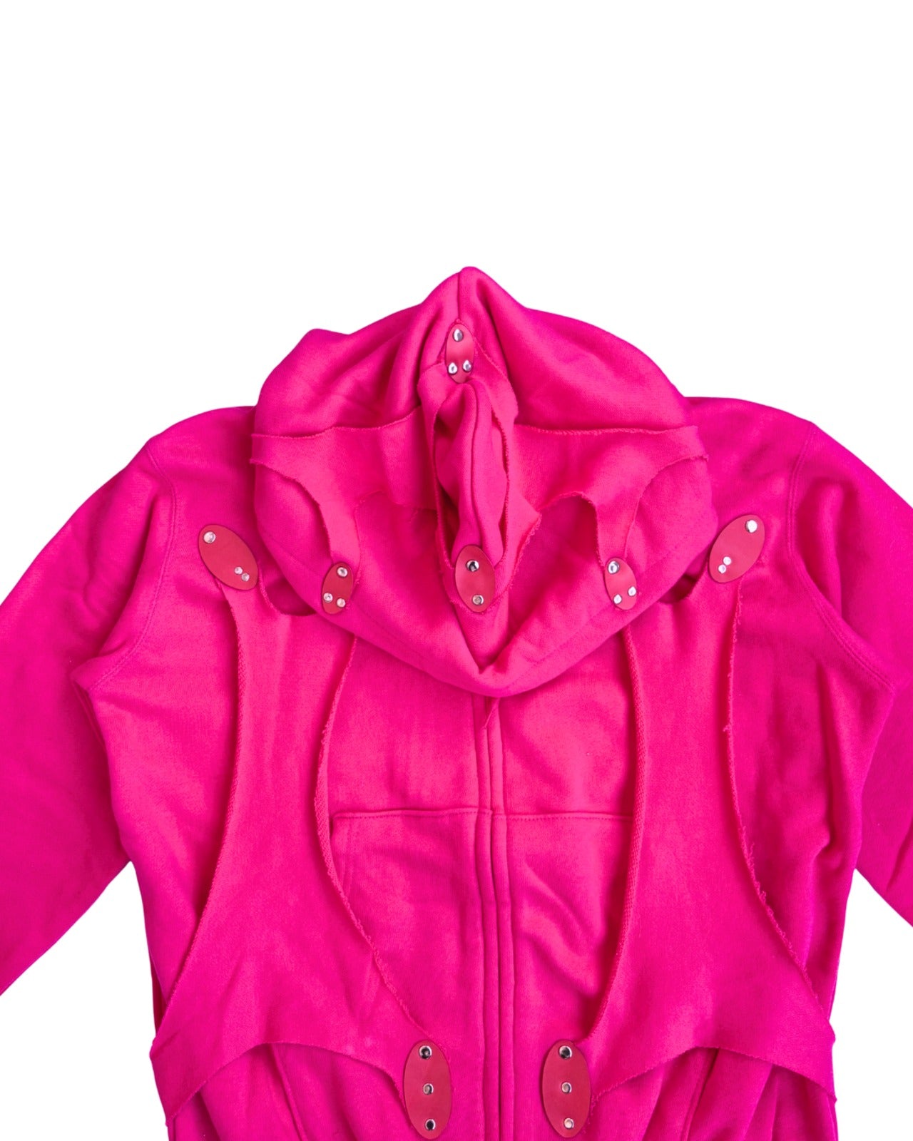 Cell division pink zip up hoodie