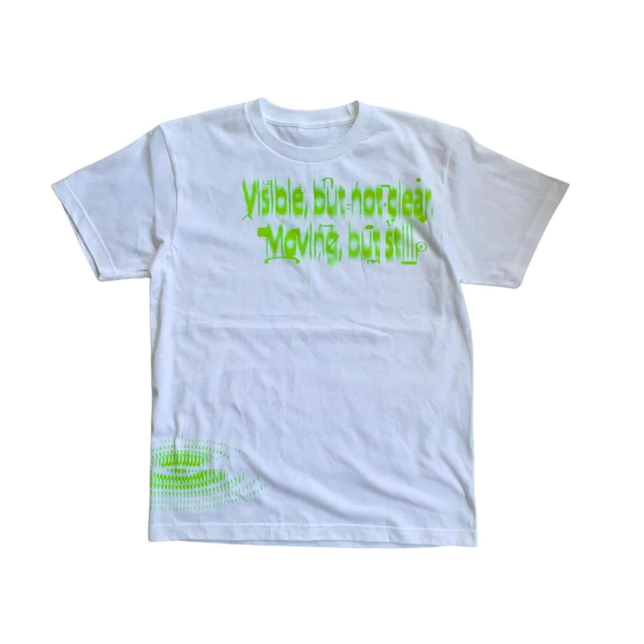 Moving T-shirt　WHITE×GREEN