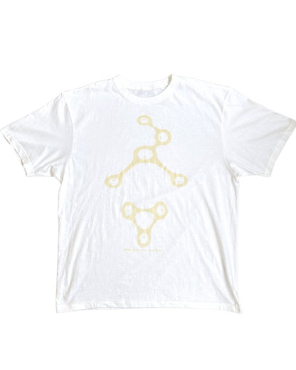 Vital point reflection T-shirt WHITE