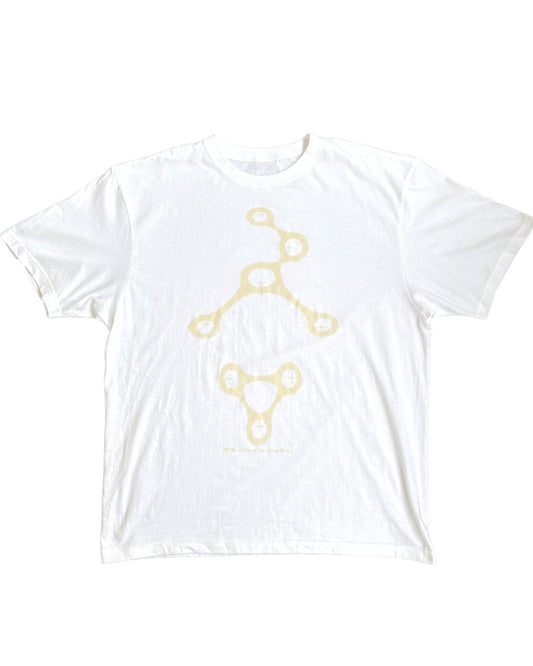 Vital point reflection T-shirt WHITE