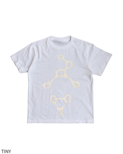 Vital point reflection T-shirt WHITE