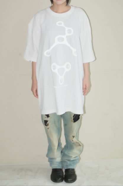 Vital point reflection T-shirt WHITE