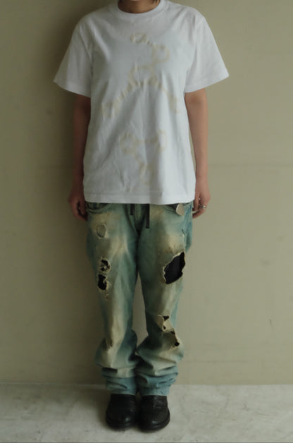 Vital point reflection T-shirt WHITE