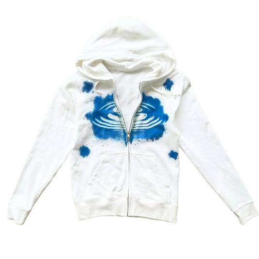 Logo zip up hoodie