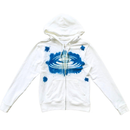 Logo zip up hoodie