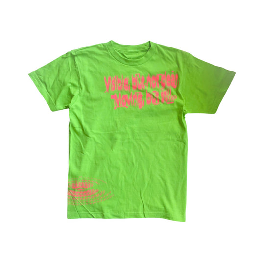 Moving T-shirt　GREEN×PINK